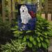 Red Barrel Studio® Graziello Bichon Frise Girls Do It Better 2-Sided 1 x 0.11 ft. Garden Flag in Gray/Blue/Black | 15 H x 11.5 W in | Wayfair