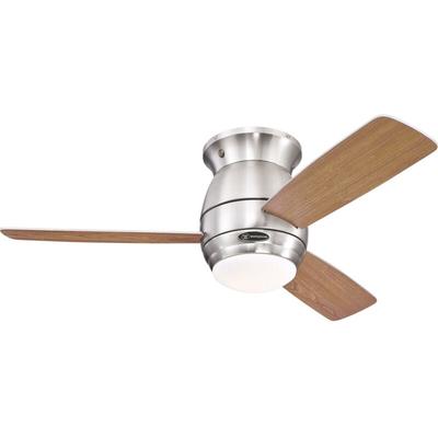 Halley Deckenventilator 48 w (ø x h) 112 cm x 350 mm Nickel mit Beleuchtung, mit Fernb Image