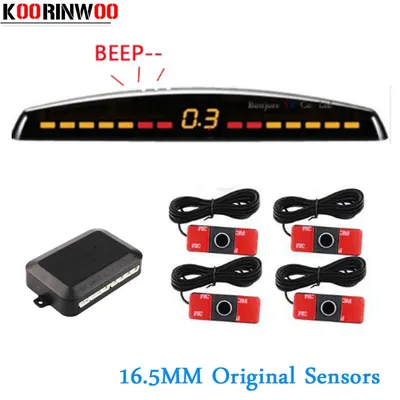 Koorinwoo – capteur de stationnement pour voiture Parktronic 4 sondes système de sondes aveugles