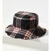 Anthropologie Accessories | Anthropologie Plaid Flannel Bucket Hat | Color: Black/Red | Size: Os