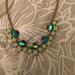 J. Crew Jewelry | Jcrew Blue Necklace | Color: Blue/Green | Size: Os