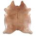 Brown 72 x 0.25 in Area Rug - Loon Peak® Natural Hair Handmade Cowhide Caramel Area Rug Cowhide | 72 W x 0.25 D in | Wayfair