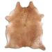 Brown 72 x 0.25 in Area Rug - Loon Peak® Natural Hair Handmade Cowhide Caramel Area Rug Cowhide | 72 W x 0.25 D in | Wayfair