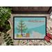 The Holiday Aisle® Jacklynne Suphalak Cat Merry Christmas Indoor Or Outdoor Mat 24X36 CK4803JMAT_Wildlife Synthetics | 24 W x 36 D in | Wayfair