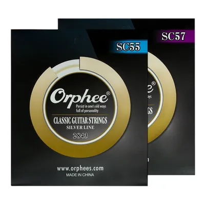 Orphee-Cordes JEStrings Classiques Série SC Nylon Transparent Cuivre Plaqué Argent Tension
