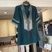 American Eagle Outfitters Tops | Hunter Green Boho Top | Color: Green | Size: 6