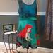 Disney Dresses | Disney Tank Dress 3x | Color: Blue/Green | Size: 3x