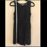 American Eagle Outfitters Dresses | Black Lace Back Dress | Color: Black | Size: 8