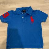 Polo By Ralph Lauren Shirts & Tops | 4/4t Polo By Ralph Lauren Polo Shirt | Color: Blue/Red | Size: 4b