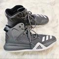 Adidas Shoes | Adidas Dt Dual Threat Gray Mid Basketball Shoe 7.5 | Color: Gray/White | Size: 7.5