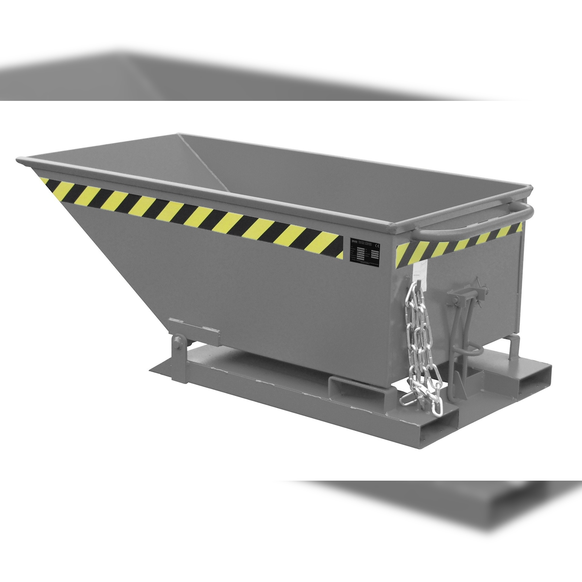 Kippmulde Kipper KN 250 lackiert RAL7005 Mausgrau Stapler Anbaugerät Image