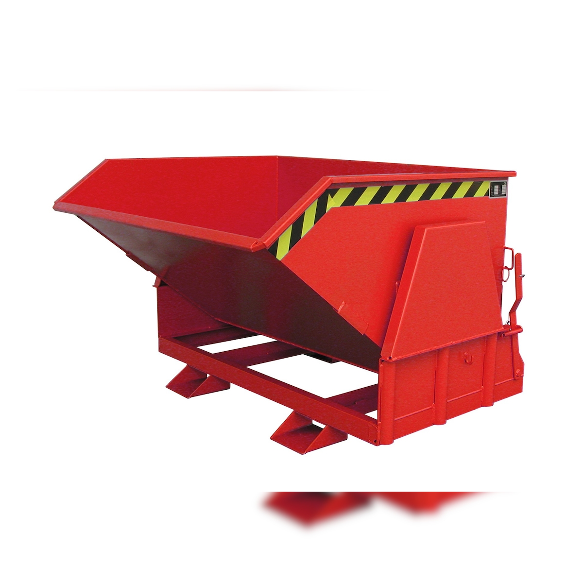 Kippbehälter BK 80 lackiert RAL3000 Feuerrot Stapler Anbaugerät Image