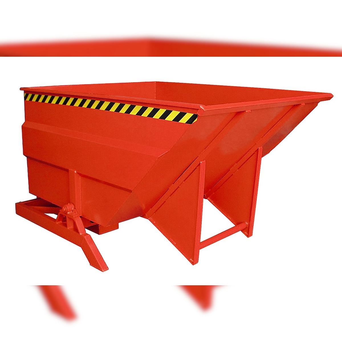 Kippbehälter BKC 300 lackiert RAL3000 Feuerrot Stapler Anbaugerät Image