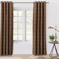 Eastern Accents Chalet Alpine Home Windowpane Cotton Blend Geometric Room Darkening Grommet Single Curtain Panel Cotton Blend | 84 H in | Wayfair