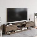 Latitude Run® Fitzwilliam 63" TV Stand for TVs up to 75" Wood in Brown | 16 H in | Wayfair 866E5DBBDA34404CBCEF74E574DF51BF