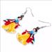 Disney Jewelry | Disney Snow White Earrings | Color: Blue/Red | Size: Os