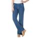 Plus Size Women's True Fit Stretch Denim Bootcut Jean by Jessica London in Medium Stonewash (Size 32) Jeans