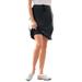 Plus Size Women's Sport Knit Skort by Woman Within in Black (Size L)