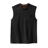 Men's Big & Tall Boulder Creek® Heavyweight Pocket Muscle Tee by Boulder Creek in Black (Size XL) Shirt