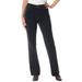 Plus Size Women's Stretch Corduroy Bootcut Jean by Woman Within in Black (Size 34 W)