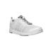 Wide Width Women's TravelWalker II Sneaker by Propet® in White Mesh (Size 7 1/2 W)