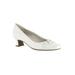 Women's Waive Pump by Easy Street® in White (Size 6 1/2 M)