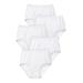 Plus Size Women's Cotton Brief 5-Pack by Comfort Choice in White Pack (Size 9) Underwear