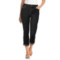 Plus Size Women's Girlfriend Stretch Jean by Woman Within in Black Denim (Size 34 WP)