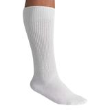 Men's Big & Tall Diabetic Over-The-Calf Socks by KingSize in White (Size 2XL)