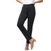 Plus Size Women's True Fit Stretch Denim Straight Leg Jean by Jessica London in Black (Size 24) Jeans