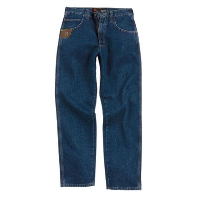Men's Big & Tall Riggs Workwear 5-Pocket Classic Jeans by Wrangler in Antique Indigo (Size 38 32)