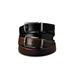 Men's Big & Tall Reversible Leather Dress Belt by KingSize in Black Brown (Size 60/62)