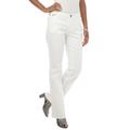 Plus Size Women's True Fit Stretch Denim Bootcut Jean by Jessica London in White (Size 14) Jeans