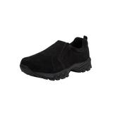 Men's Suede Slip-On Shoes by KingSize in Black (Size 12 M) Loafers Shoes