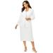 Plus Size Women's Single-Breasted Skirt Suit by Jessica London in White (Size 12) Set