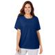 Plus Size Women's Sleep Tee by Dreams & Co. in Evening Blue (Size 3X) Pajama Top