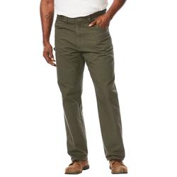 Men's Big & Tall Denim or Ripstop Carpenter Jeans by Wrangler® in Loden (Size 38 36)