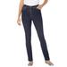 Plus Size Women's Stretch Slim Jean by Woman Within in Indigo (Size 34 T)