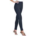 Plus Size Women's Stretch Cotton Legging by Woman Within in Navy (Size M)