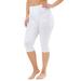 Plus Size Women's Rago® Light Control Capri Pant Liner 920 by Rago in White (Size 8XL) Slip