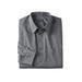 Men's Big & Tall KS Signature Wrinkle-Free Long-Sleeve Dress Shirt by KS Signature in Steel (Size 17 1/2 35/6)