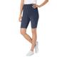 Plus Size Women's Stretch Cotton Bike Short by Woman Within in Navy (Size 5X)