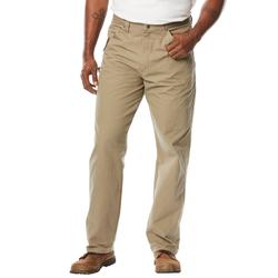 Men's Big & Tall Denim or Ripstop Carpenter Jeans by Wrangler® in Dark Khaki (Size 40 34)