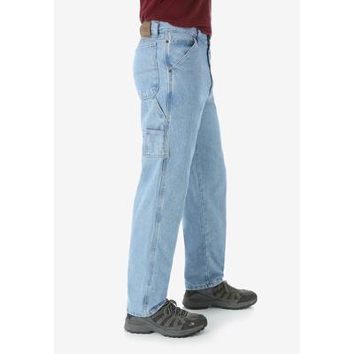 Men's Big & Tall Loose Fit Carpenter Jeans by Wrangler in Vintage Indigo (Size 36 30)
