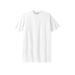 Men's Big & Tall Shrink-Less™ Lightweight Crewneck T-Shirt by KingSize in White (Size L)