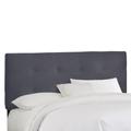Roscoe Tufted Headboard by Skyline Furniture in Twill Navy (Size KING)
