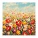 Floral Palette All-Weather Outdoor Canvas Art by West Of The Wind in Multi