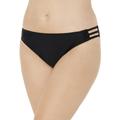 Plus Size Women's Triple String Swim Brief by Swimsuits For All in Black (Size 22)