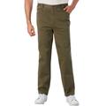 Men's Big & Tall Liberty Blues® Flex Denim Jeans by Liberty Blues in Olive Brush (Size 66 38)