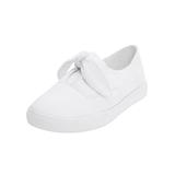 Wide Width Women's The Anzani Slip On Sneaker by Comfortview in White (Size 9 W)